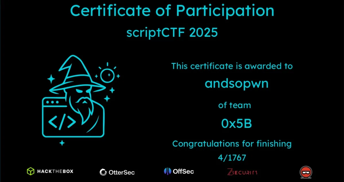 scriptCTF 2025